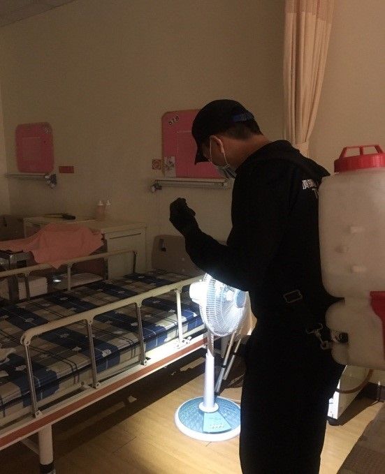 老人養護中心消毒